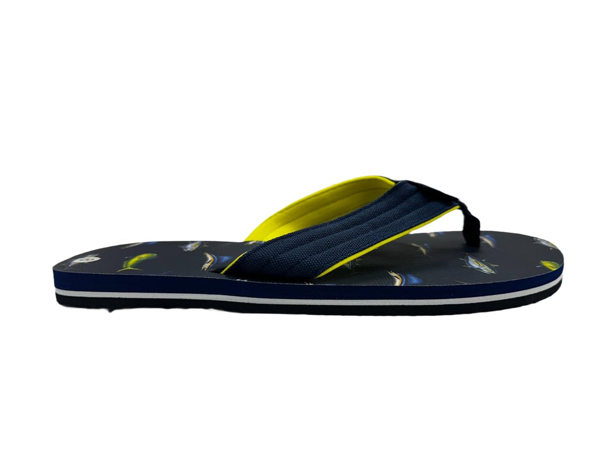 Shoe Shack Men's Comfy Flip-Flop Sandals — 002615 / Blue / 8