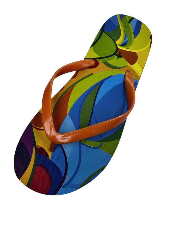 Ibiza Women's Flip-Flop — 9 / Orange 52550