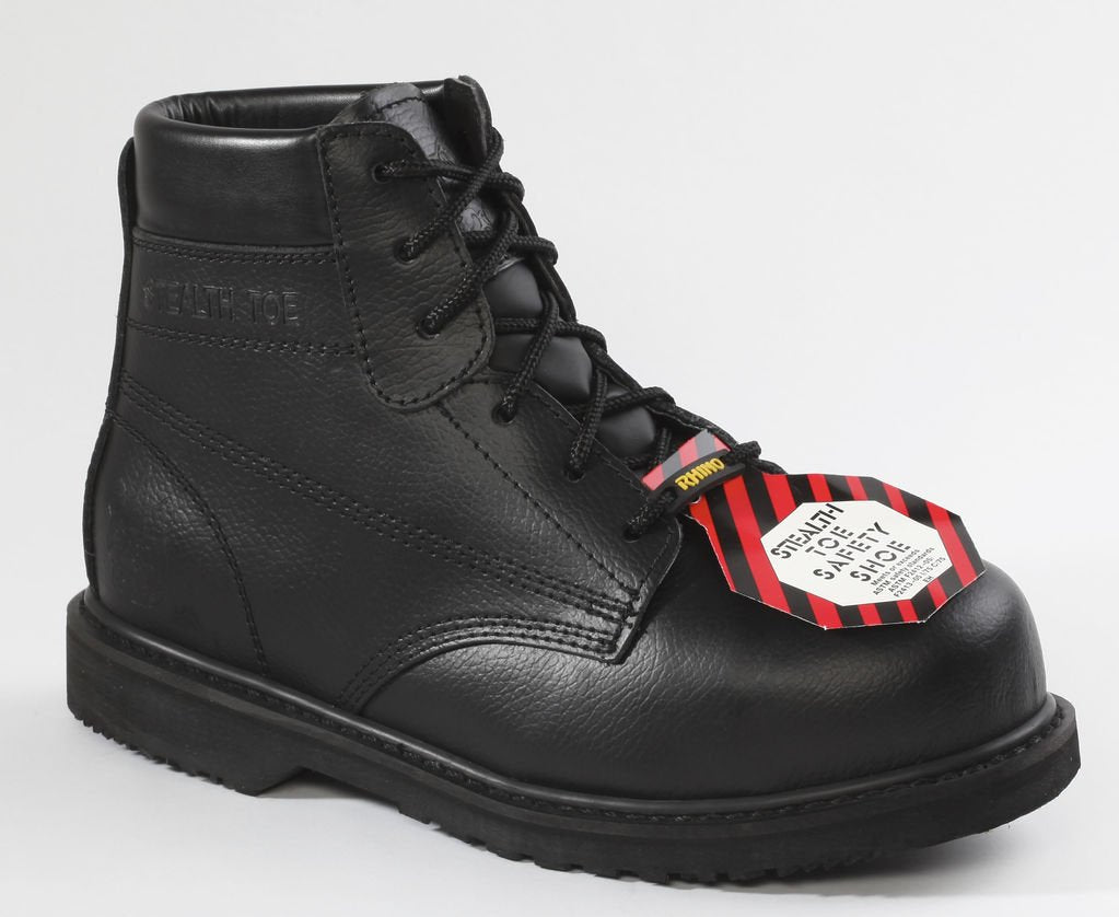6PS01 - Rhino 6 inch Composite ToeLeather Safety Boot - Black