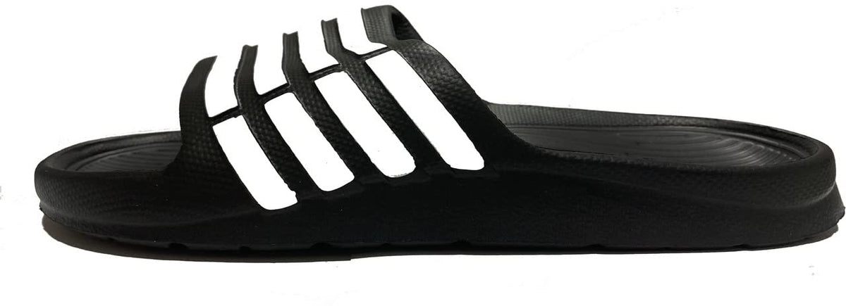 Men's Shower Slide — 10 / Blkwht