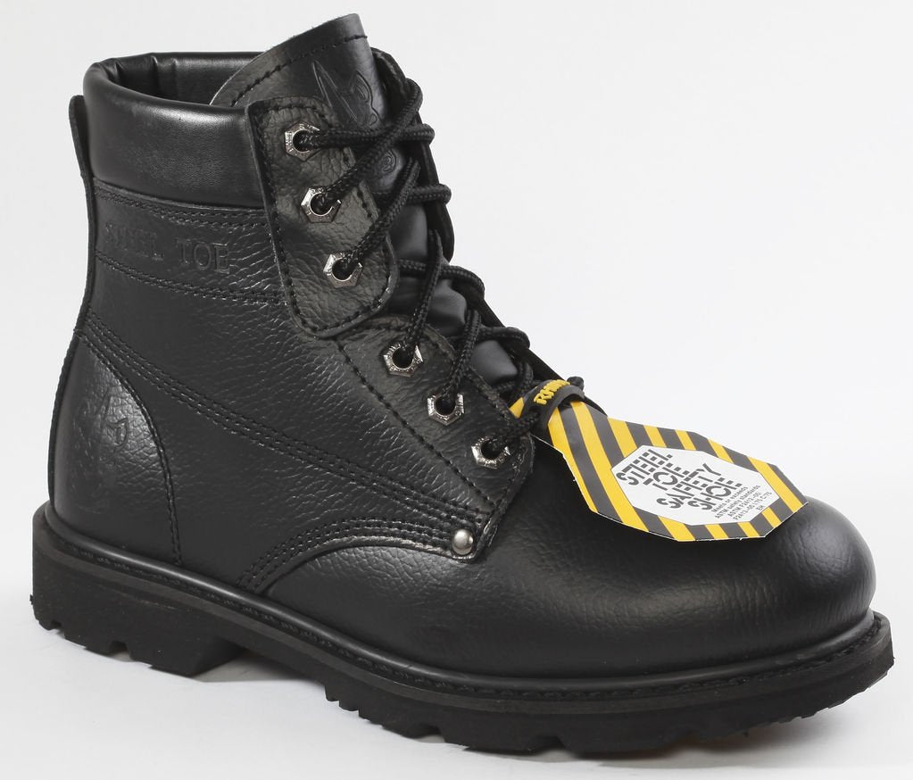 65S01 - Rhino Steel Toe Safety Work Boot - Black