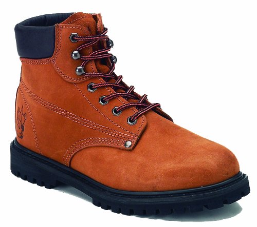 68C58 - Rhino 6 Inch Lug Nubuck Work Boot - Brown