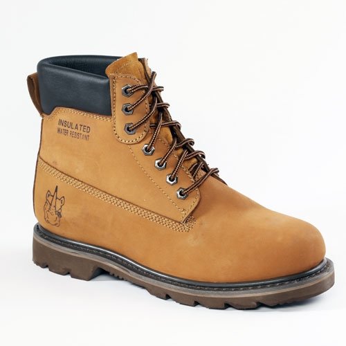 68C68 - Rhino 6 Inch Nubuck Work Boot - Brown