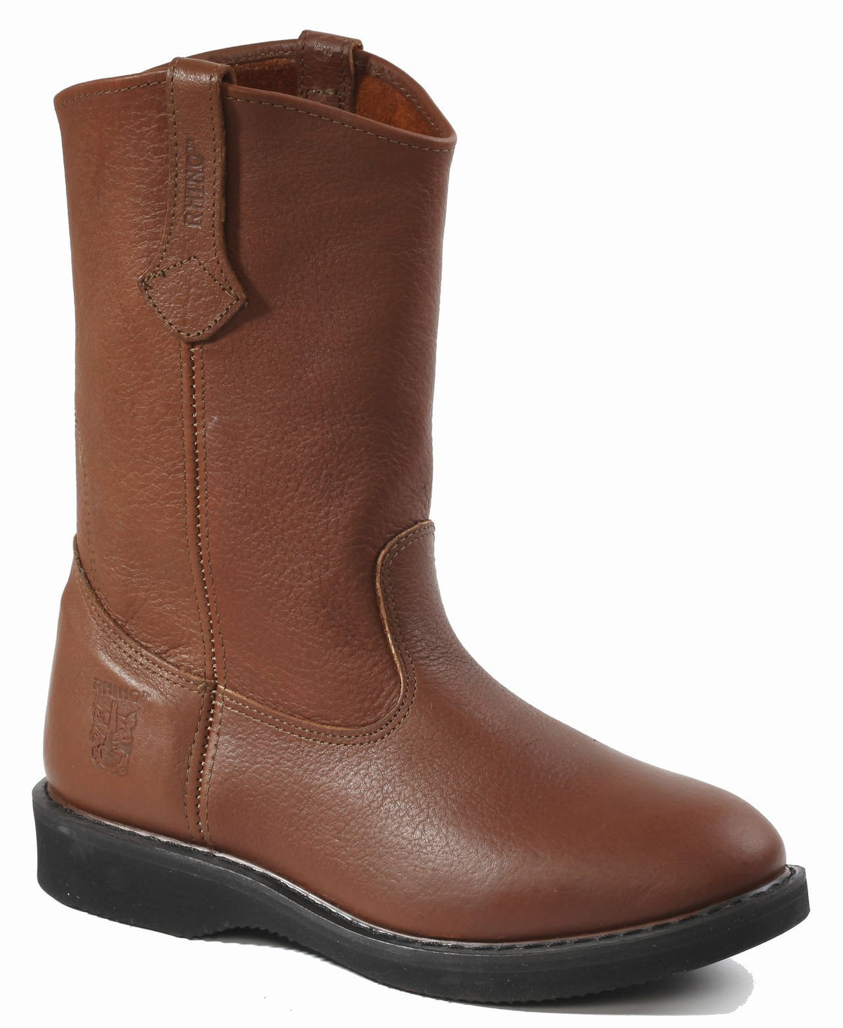 98M32 – Rhino Leather Work Boot Roper – Brown