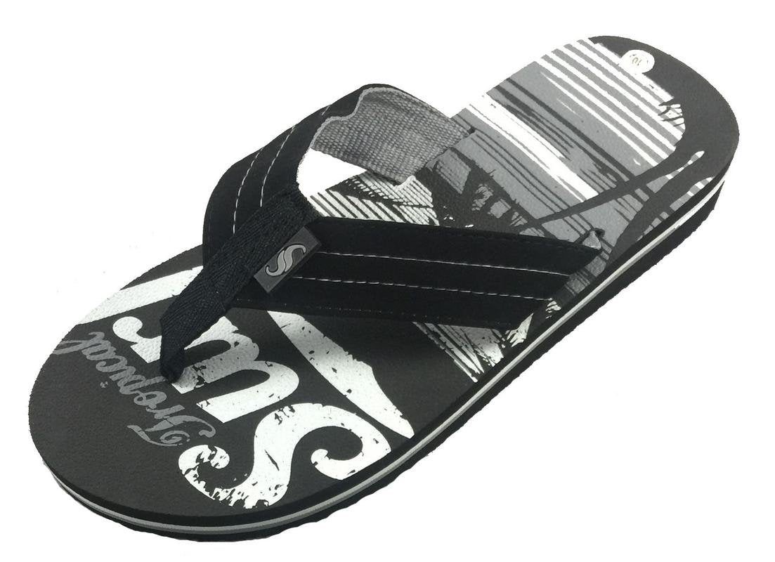 0161 Men's Rubber Sandal Slipper Comfortable Shower Beach Shoe Slip On Flip Flop