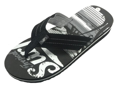 0161 Men's Rubber Sandal Slipper Comfortable Shower Beach Shoe Slip On Flip Flop
