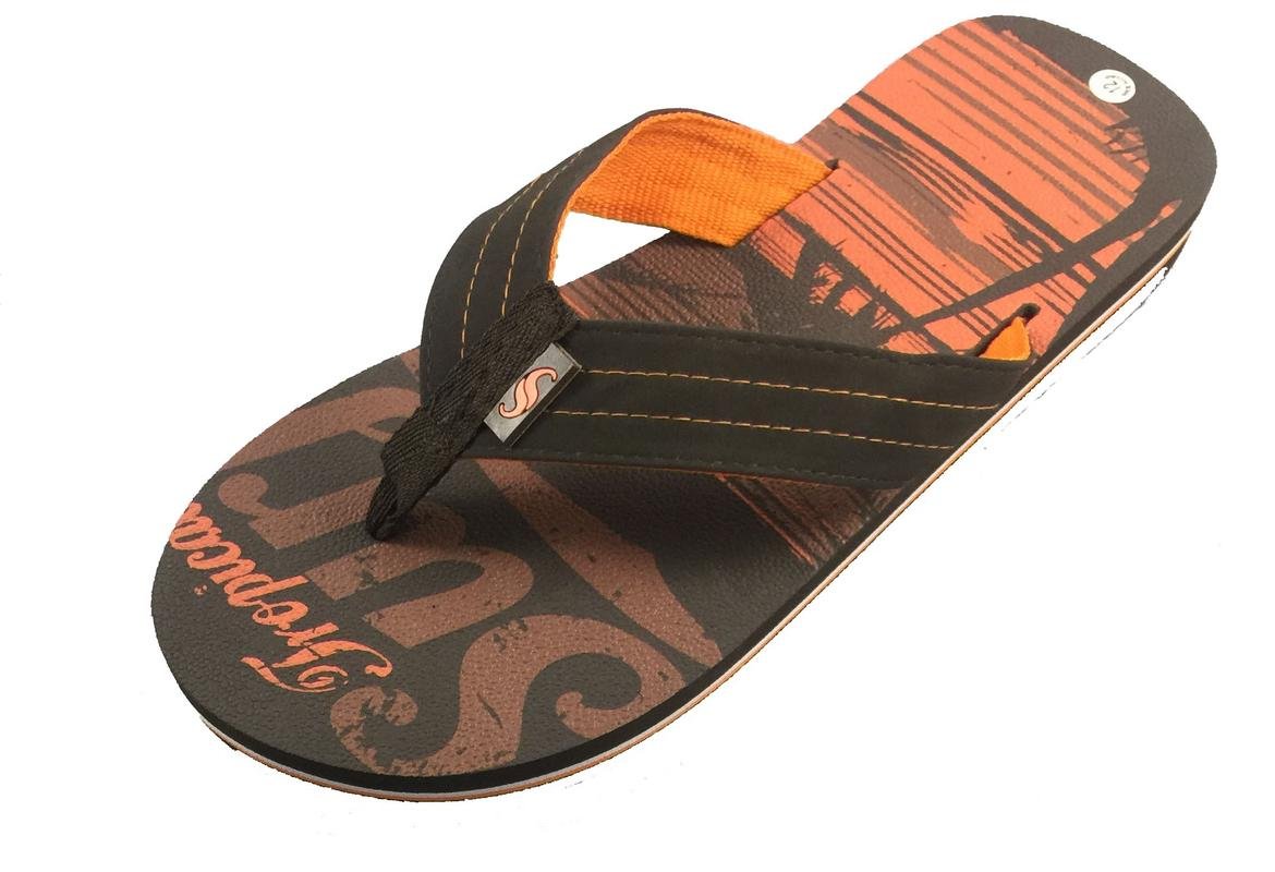 0161 Men's Rubber Sandal Slipper Comfortable Shower Beach Shoe Slip On Flip Flop