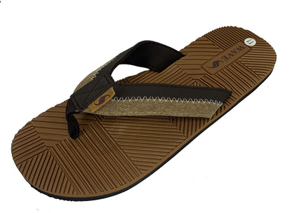 0161 Men's Rubber Sandal Slipper Comfortable Shower Beach Shoe Slip On Flip Flop