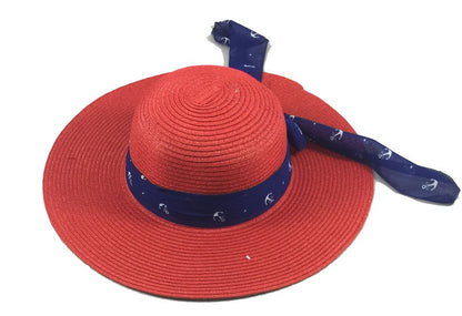 Wide Brim Large Bow Floppy Summer Straw Sun Hat