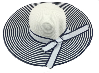 Wide Brim Large Bow Floppy Summer Straw Sun Hat