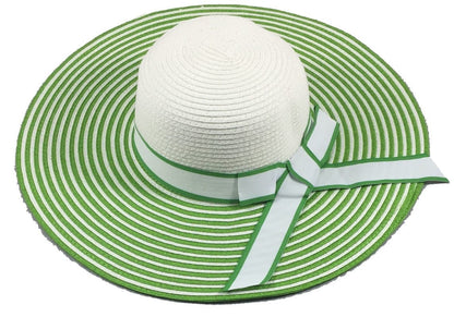 Wide Brim Large Bow Floppy Summer Straw Sun Hat