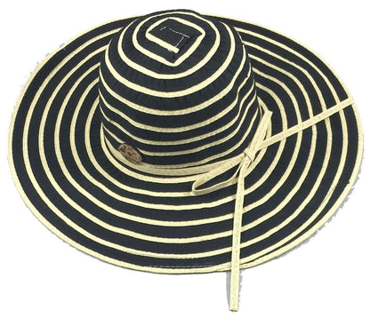 Wide Brim Large Bow Floppy Summer Straw Sun Hat