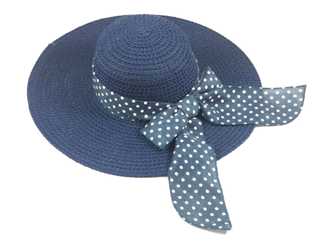 Wide Brim Large Bow Floppy Summer Straw Sun Hat