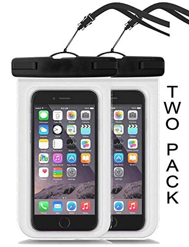 2 PACK Waterproof Phone Pouch — Clear